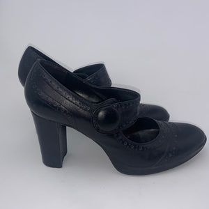 Franco Sarto Stacked Heal Mary Jane